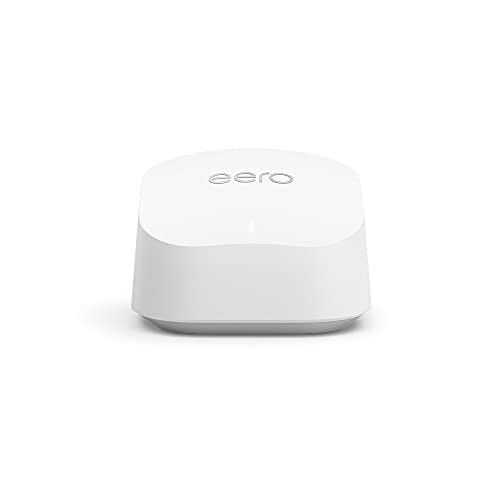 Eero WiFi router on white background