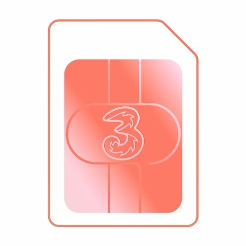 Three mobile SIM card illustration